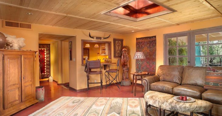 Living Room with Native American Motif